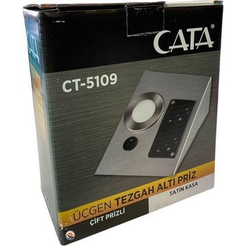 Cata Ct - 5109g 1 W Ledli Çift Prizli Gün Işığı Üçgen Spot