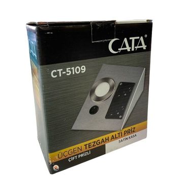 Cata Ct - 5109g 1 W Ledli Çift Prizli Gün Işığı Üçgen Spot