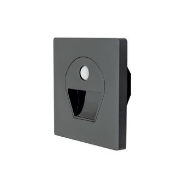 Cata CT-5170 1W Sensörlü 3200K Günışığı Işık Siyah Kasa Koridor Led Armatür
