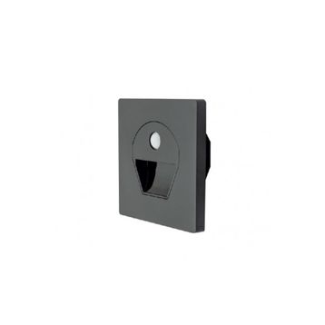 Cata CT-5170SB Beyaz Işık 1 W Siyah Kasa Sensörlü Ledli Koridor Armatürü