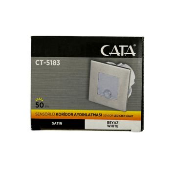 Cata CT-5183 1,5W Sensörlü Koridor Armatür