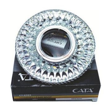 Cata CT-6583 Günışığı Hanımeli Led Çerçeveli Kristal Cam Spot