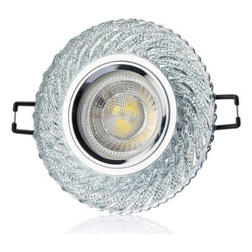 Cata Ct-6613 Gu-10 Duylu Buse Led Çerçeveli Dekoratif Cam Spot