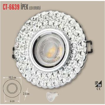 Cata CT-6639 İpek 6 Adet Cam Spot