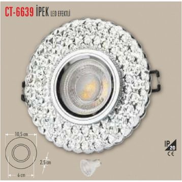 Cata CT-6639 İpek 6 Adet Cam Spot