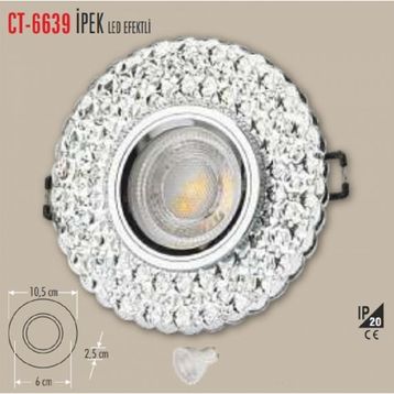 Cata CT-6639 İpek 6 Adet Cam Spot