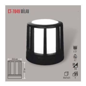 Cata CT-7049 Milan Bahçe Armatür