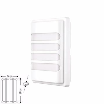 Cata CT-7086 Beyaz Işık 24W Korsika Led Plastik Armatür