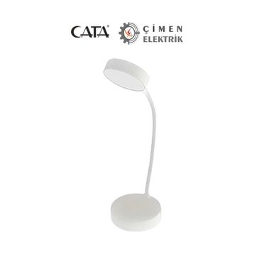 Cata CT-8440 Berlin Beyaz Şarjlı Masa Lambası