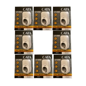 Cata CT-9186 8 Adet Akım Korumalı Tekli Topraklı Priz