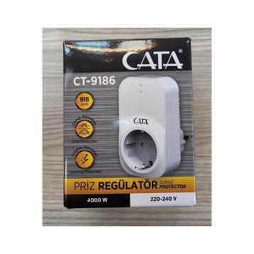 Cata CT-9186 Akım Korumalı 2 Adet Priz