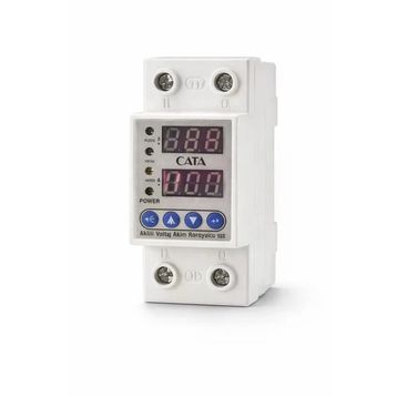 Cata CT-9198 Monofaze 63 A Akıllı Voltaj Akım Koruyucu