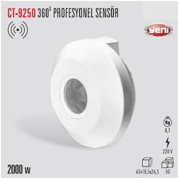 Cata CT-9250 360 Derece Profesyonel Sensör
