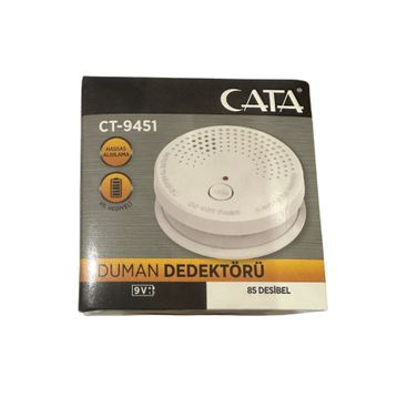 Cata CT-9451 85 Desibel Hassas Algılamalı Pilli Duman Dedektörü