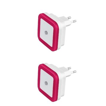 Cata Ct-9500 Fişli Sensörlü Pembe Gece Lambası