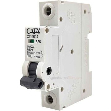 Cata CT-9614 25A B Tipi Otomatik Sigorta