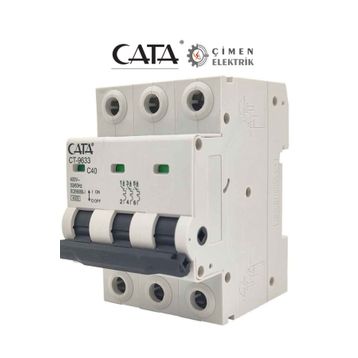 Cata CT-9633 3x40A C Tipi Otomatik Sigorta