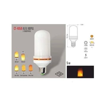 Cata E-27 5 W Alev Ampul