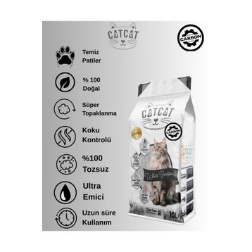 CatCat Aktif Karbon Bentolit 10 lt Kedi Kumu