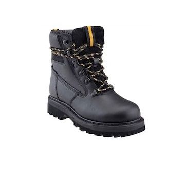 Caterpillar Axel Black Siyah Yağlı Deri Kadın Bot