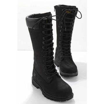 Caterpillar CAT0111121401 Black Nubuk Siyah Hakiki Deri Kadın Bot