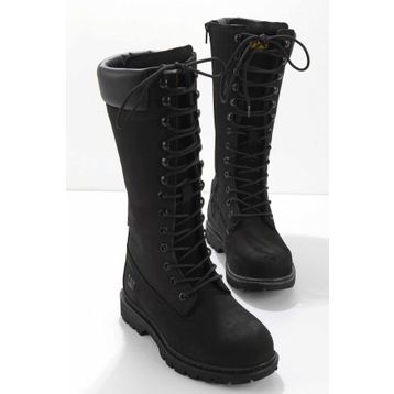 Caterpillar CAT0111121401 Black Nubuk Siyah Hakiki Deri Kadın Bot