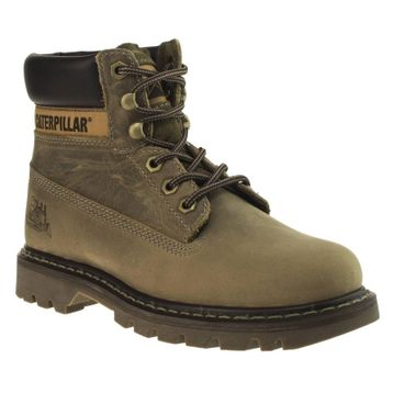 Caterpillar Colorado Galosh WP 013M101207 Haki Deri Erkek Bot
