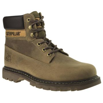 Caterpillar Colorado Galosh WP 013M101207 Haki Deri Erkek Bot