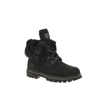 Caterpillar Utah Fur 015Z101184 Black Nubuk Siyah Kadın Bot