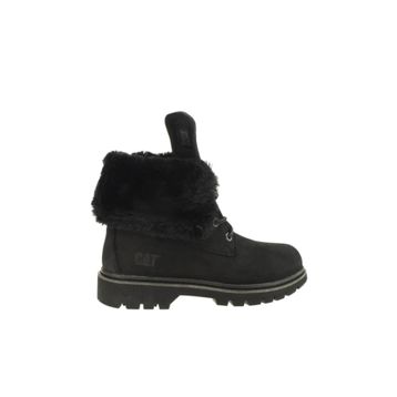 Caterpillar Utah Fur 015Z101184 Black Nubuk Siyah Kadın Bot