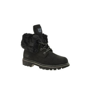 Caterpillar Utah Fur 015Z101184 Black Nubuk Siyah Kadın Bot