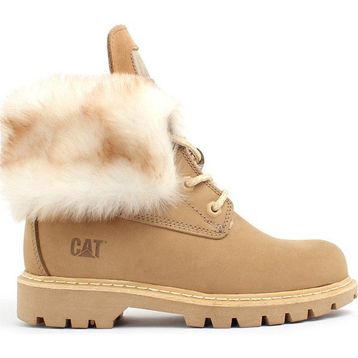 Caterpillar Utah Fur 015Z101184 Caramel Nubuk Karamel Kadın Bot