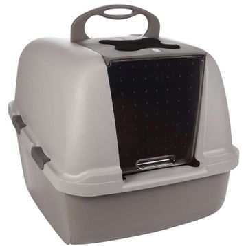 Catit 50695 57x46x43 cm Gri Kapalı Filtreli Jumbo Kedi Tuvaleti