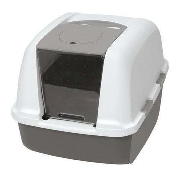 Catit 50695 57x46x43 cm Gri Kapalı Filtreli Jumbo Kedi Tuvaleti