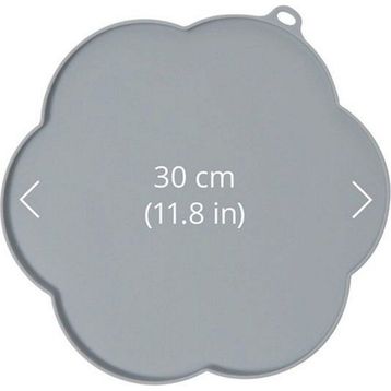 Catit Çiçek Şekilli Gri Su Pınarı Altlığı