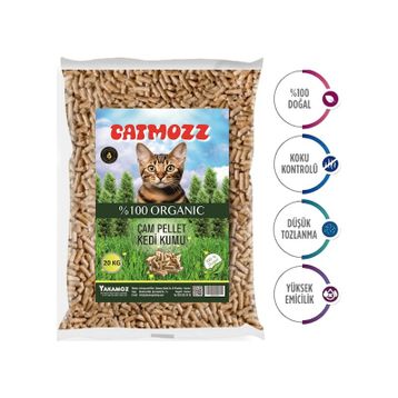 CatMozz 20 kg Çam Peleti Kedi Kumu