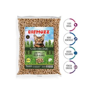 CatMozz 20 kg Çam Peleti Kedi Kumu