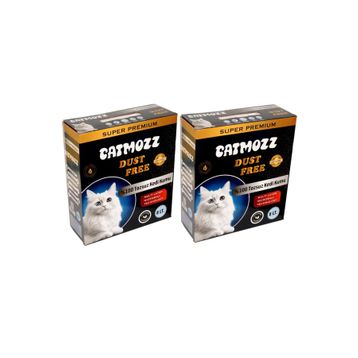 CatMozz Dust Free Süper Premium Aktif Karbon Topaklaşan Hipoalerjik İnce 2x8 lt Kedi Kumu