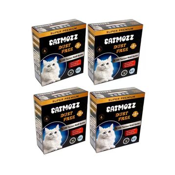 CatMozz Dust Free Süper Premium Aktif Karbon Topaklaşan Hipoalerjik İnce 4x8 lt Kedi Kumu
