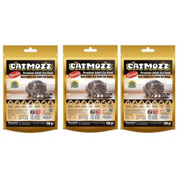 CatMozz Starlet Seçiçi Kedilere Özel Tavuklu Yetişkin 3x750 gr Kedi Maması