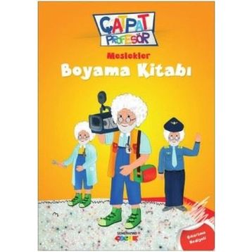 Çatpat Profesör Meslekler Boyama Kitabı - Hasan Nihat Sütçü