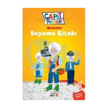 Çatpat Profesör Meslekler Boyama Kitabı - Hasan Nihat Sütçü