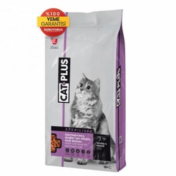 CatPlus Tavuklu ve Hamsili 15 kg Kısırlaştırılmış Yetişkin Kedi Maması