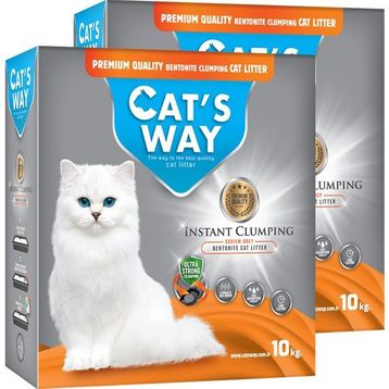 Cat's Way 2x10 kg Sodyum Bentonitli Kedi Kumu