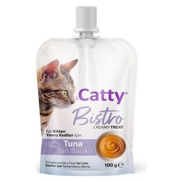 Catty Bistro Ton Balıklı 100 gr Krema Kedi Ödül Maması