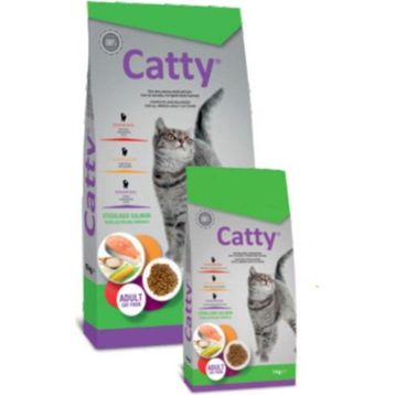 Catty Cat Sterilised Salmon Kısırlaştırılmış Somonlu 15 kg Kedi Maması