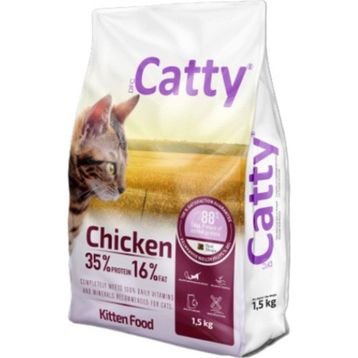 Catty Tavuklu 1.5 kg Yavru Kuru Kedi Maması