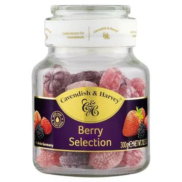 Cavendish & Harvey 300 gr Mixed Berry Hard Candy Drops Karışık Orman Meyve Aromalı Şeker