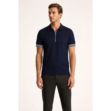 Cazador 44715 Polo Yaka T-Shirt Erkek Lacivert Tişört