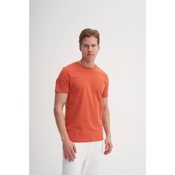 Cazador 4602 Kiremit Orta Bisiklet Yaka Erkek T-Shirt